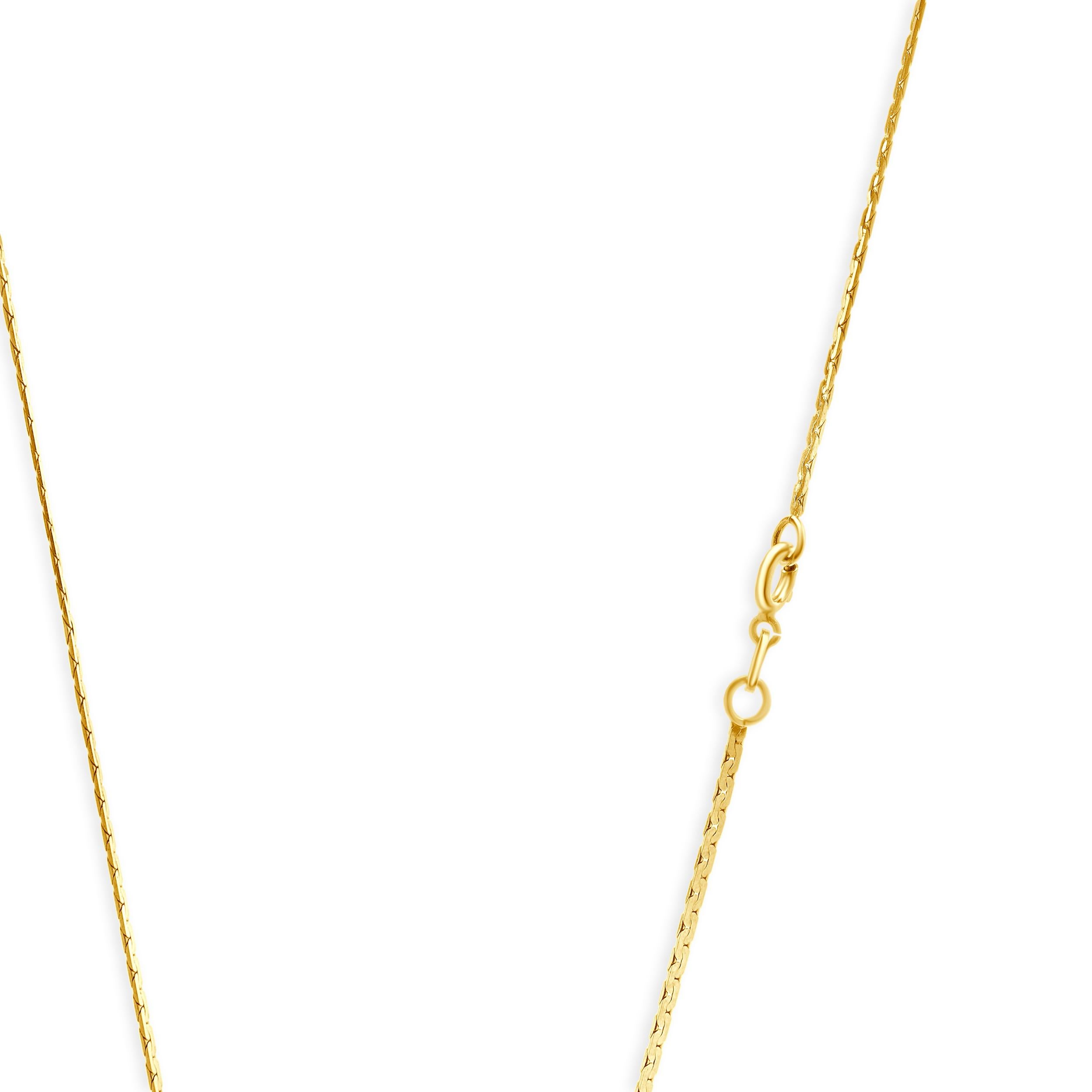 14 Karat Yellow Gold Mystic Topaz and Diamond Necklace In Excellent Condition For Sale In Scottsdale, AZ