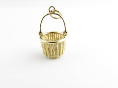 14 Karat Yellow Gold Nantucket Basket Charm