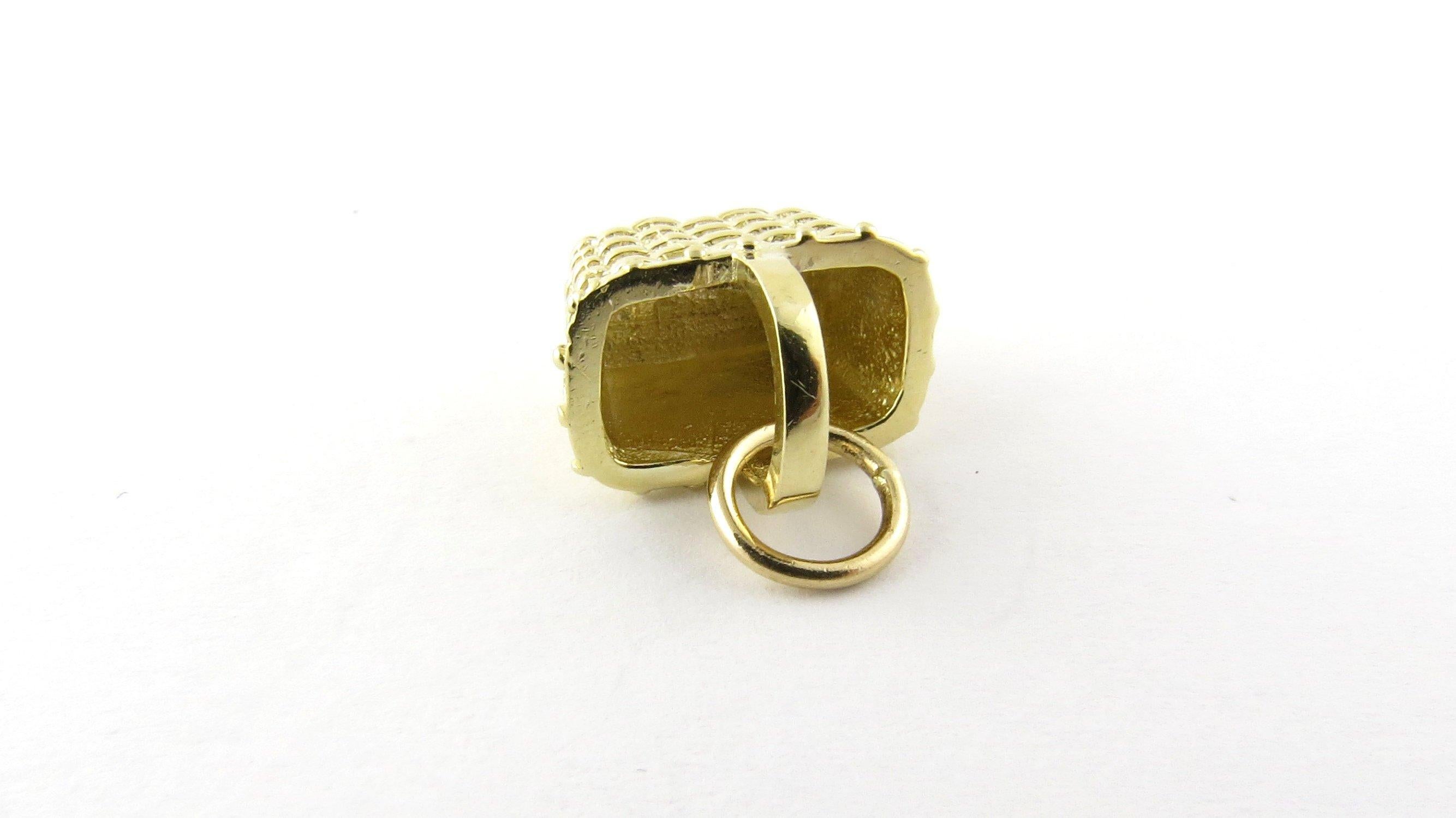 Women's 14 Karat Yellow Gold Nantucket Basket Charm