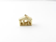 14 Karat Yellow Gold Nativity Charm