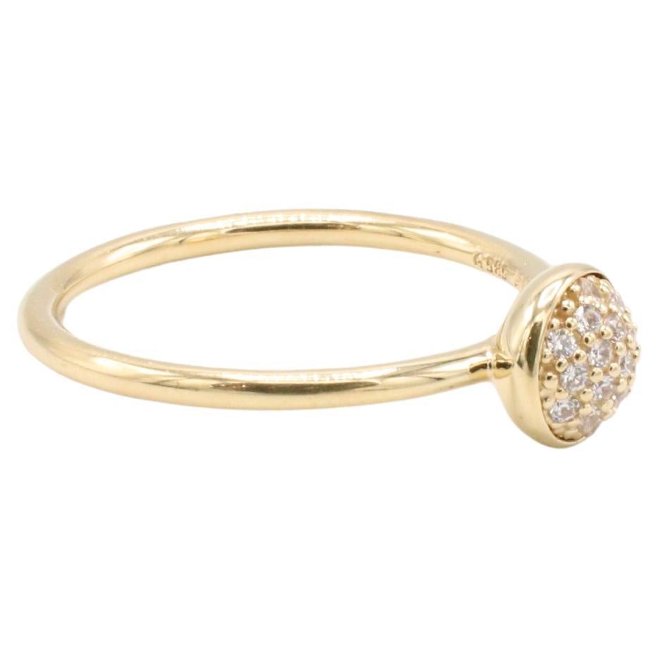 Bague à dôme empilable en or jaune 14 carats pavé de diamants naturels
Métal : or jaune 14k
Poids : 2.17 grammes
Diamants : Environ 0.15 CTW H-I SI diamants ronds naturels
Taille : 54 (7 US)
Dessus : 6,5 mm
Hauteur : 5 mm
Bande : 1,5 mm
OL I-15613