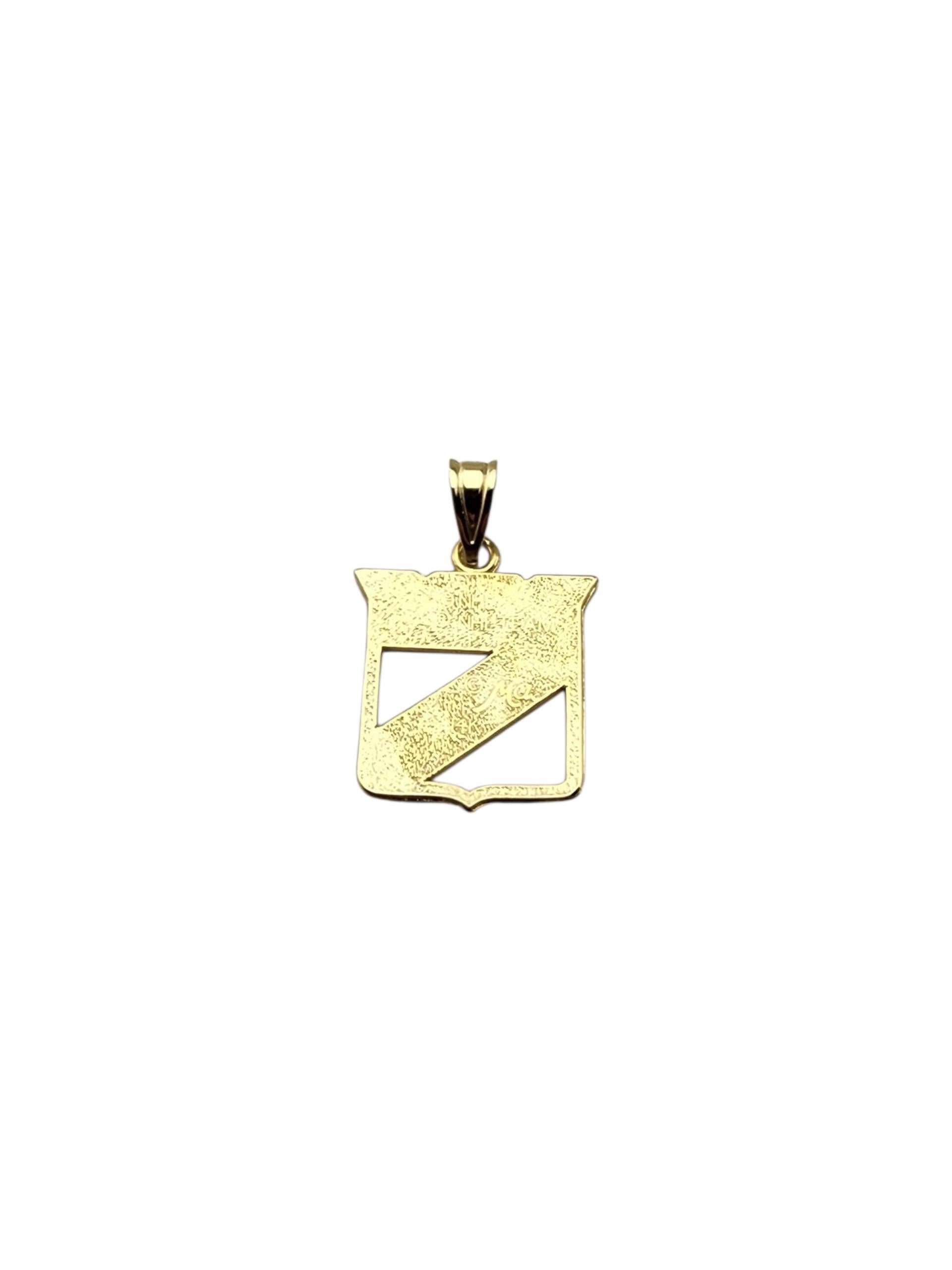 Contemporain Pendentif en or jaune 14 carats New York Rangers #23047 en vente