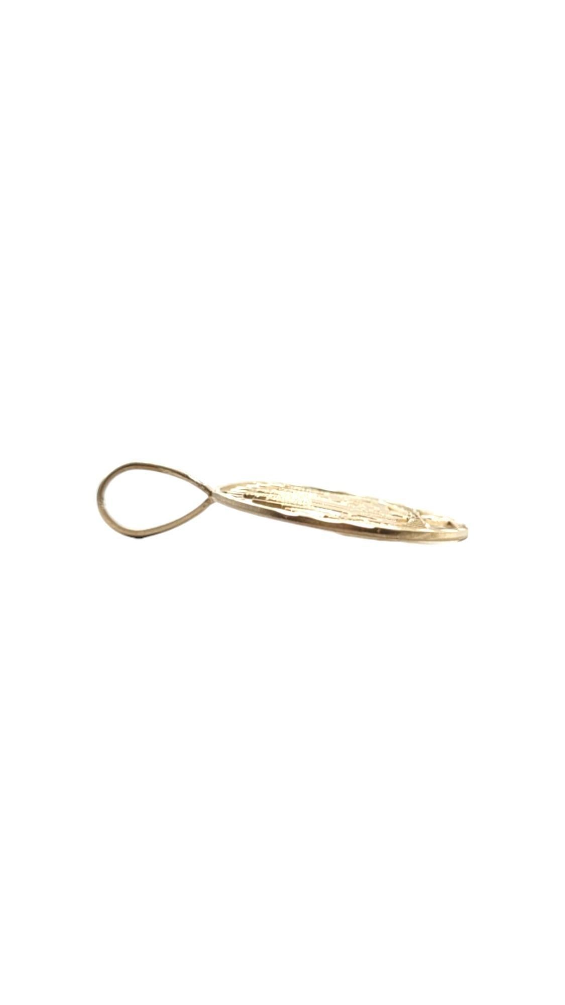 Women's 14 Karat Yellow Gold NY Mets Charm #20344 For Sale