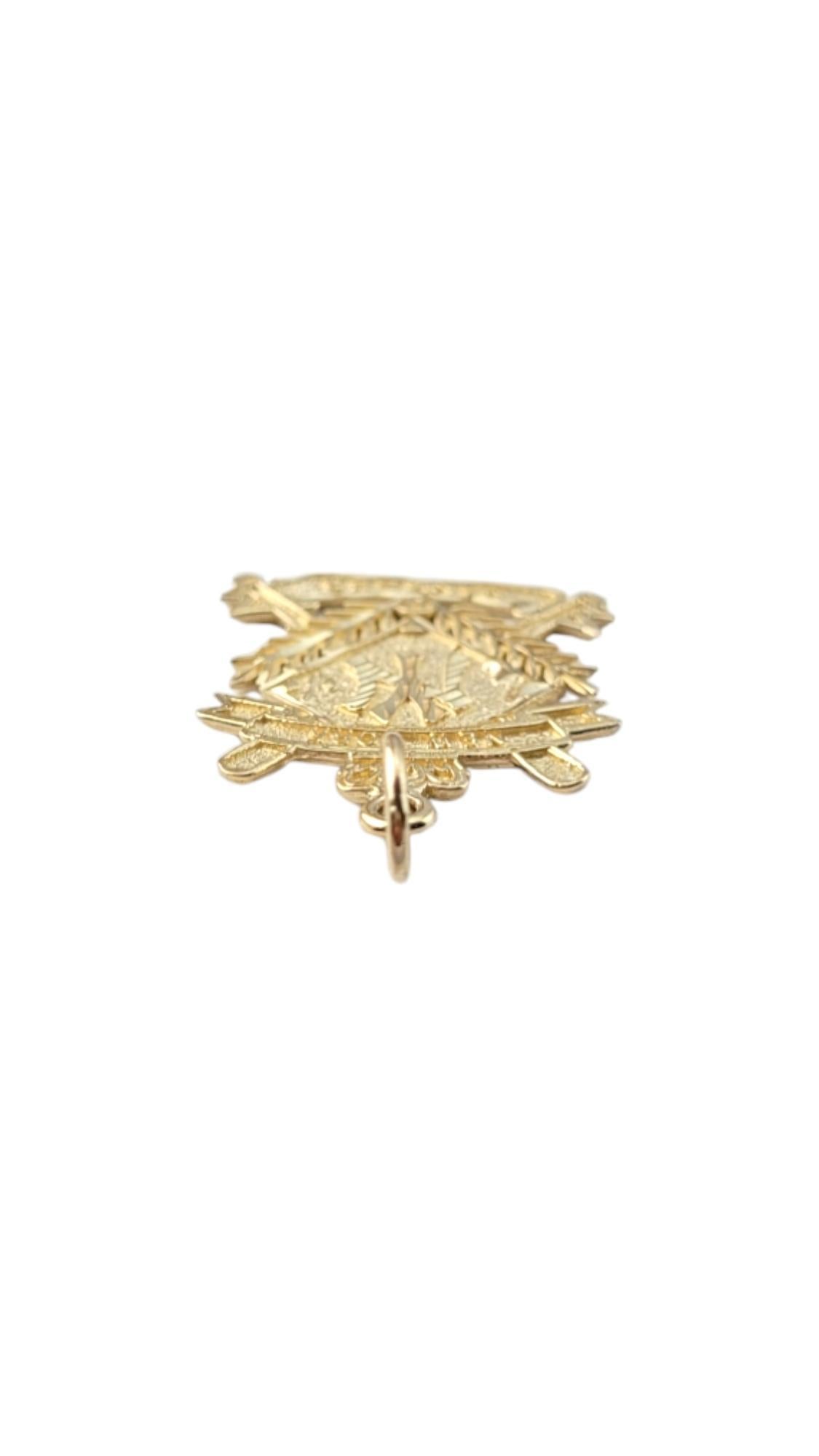 Women's 14 Karat Yellow Gold NY Yankees Charm #20855
