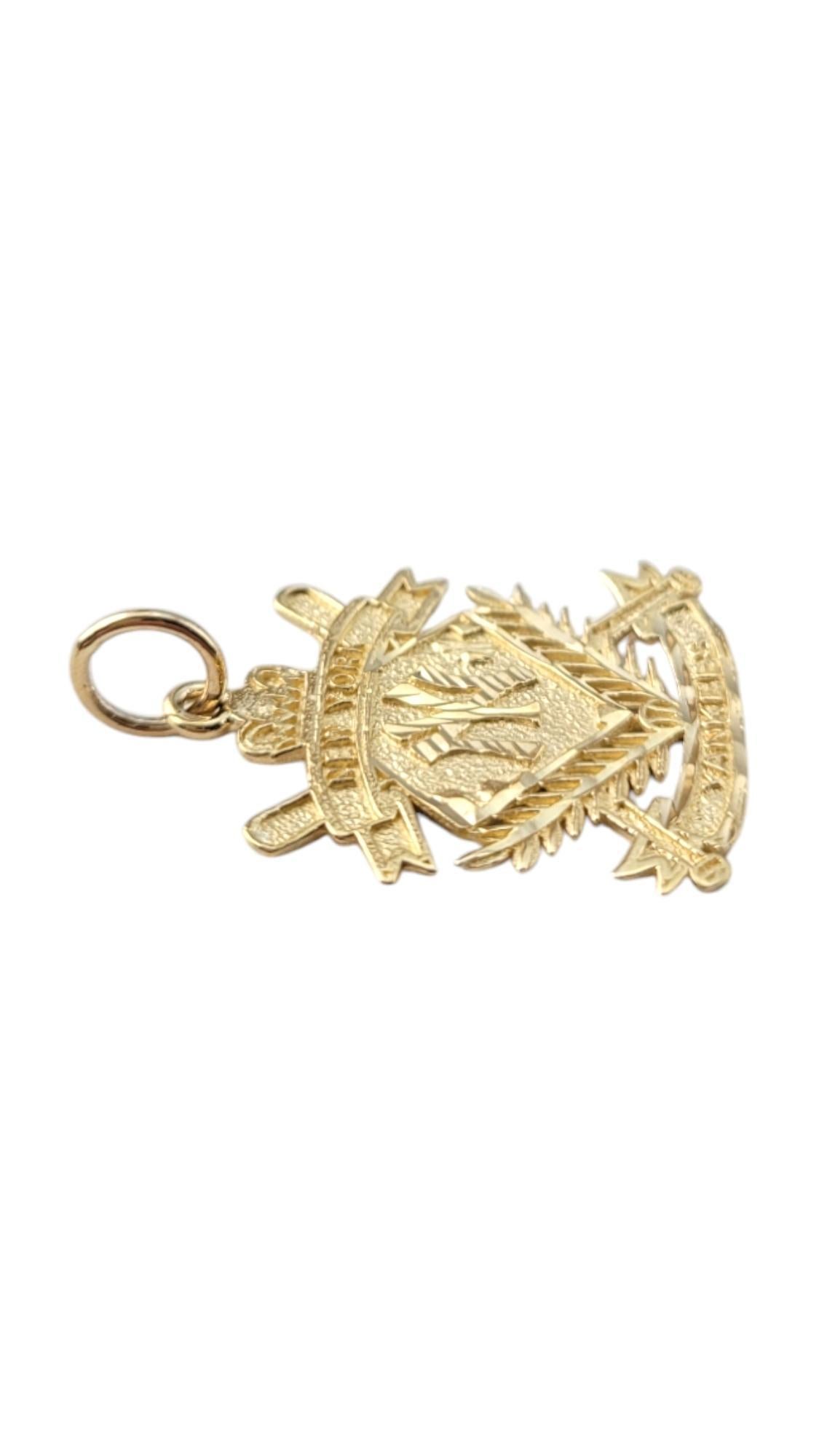 14 Karat Yellow Gold NY Yankees Charm #20855 1