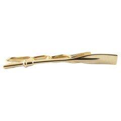 14 Karat Yellow Gold Oar Tie Bar