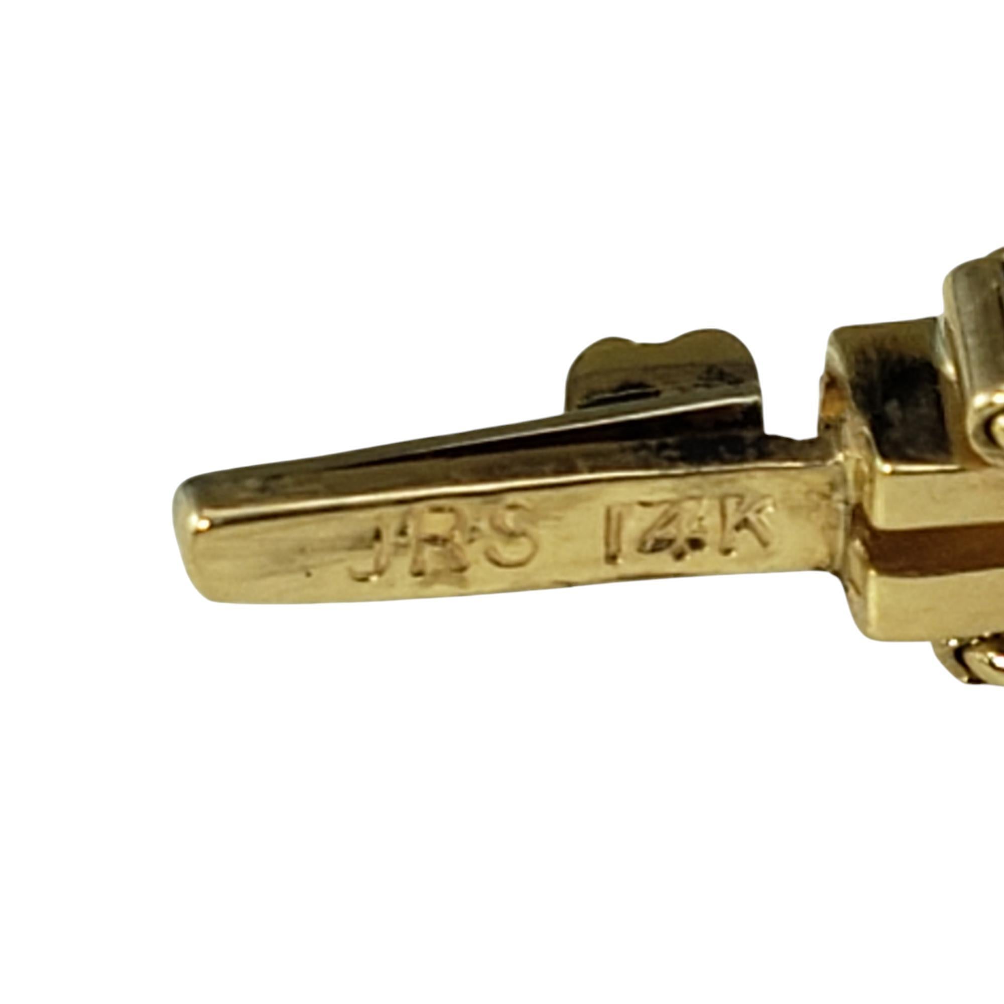 Bracelet jonc croisé en or jaune 14 carats, onyx et diamants n° 19568 Pour femmes en vente