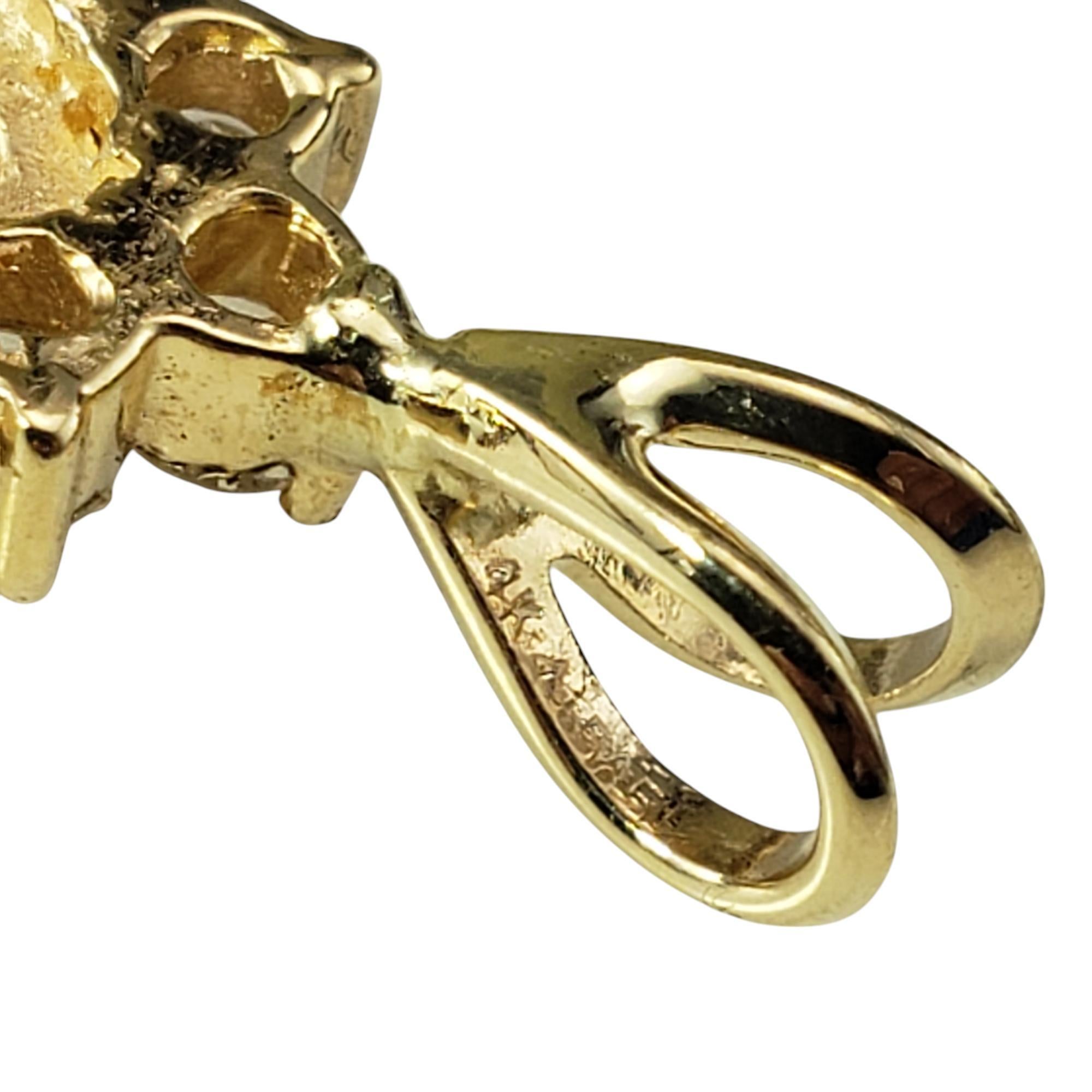 Collier pendentif en or jaune 14 carats avec opale et diamants n° 20701 Pour femmes en vente