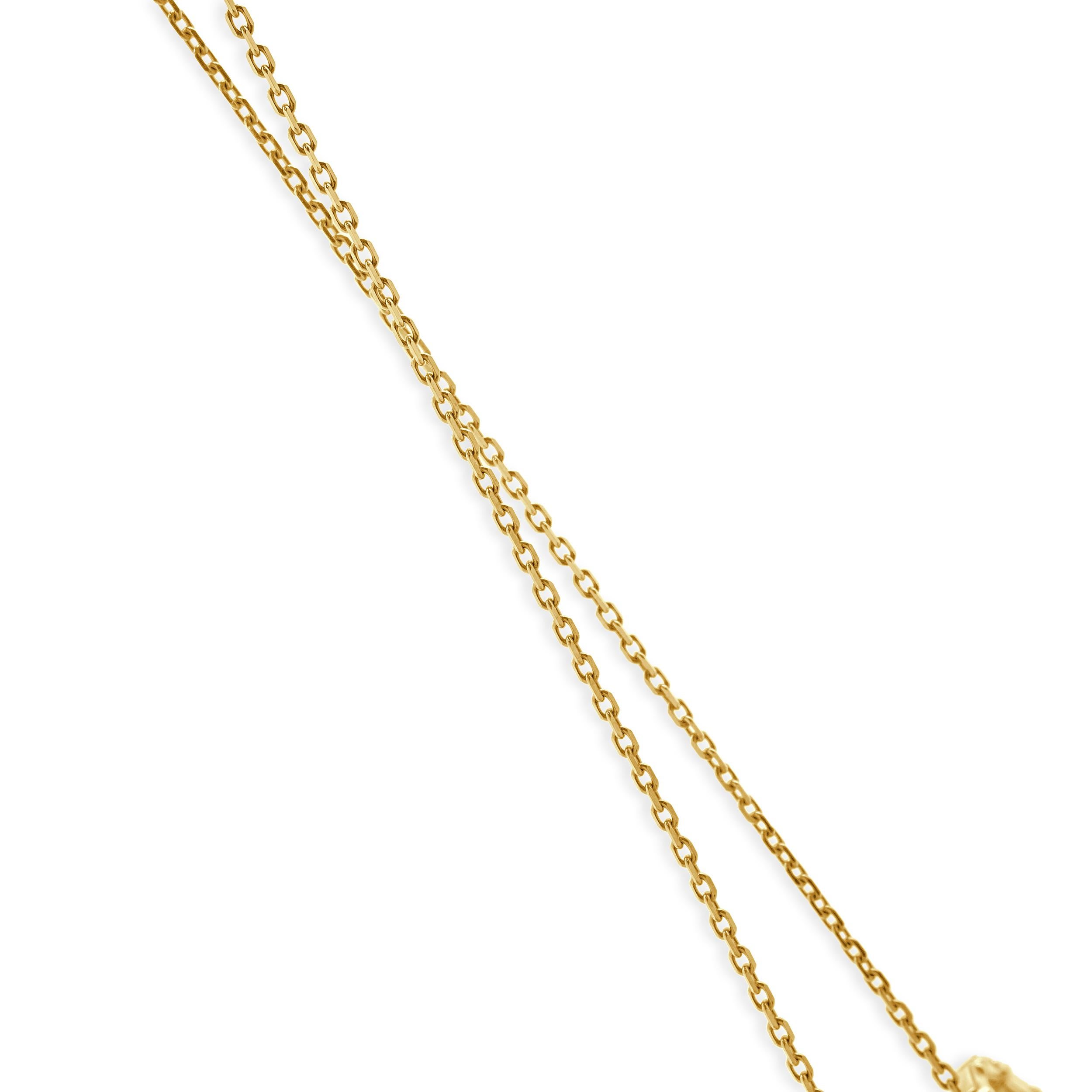 Collier cercle ouvert en or jaune 14 carats avec diamants Excellent état - En vente à Scottsdale, AZ