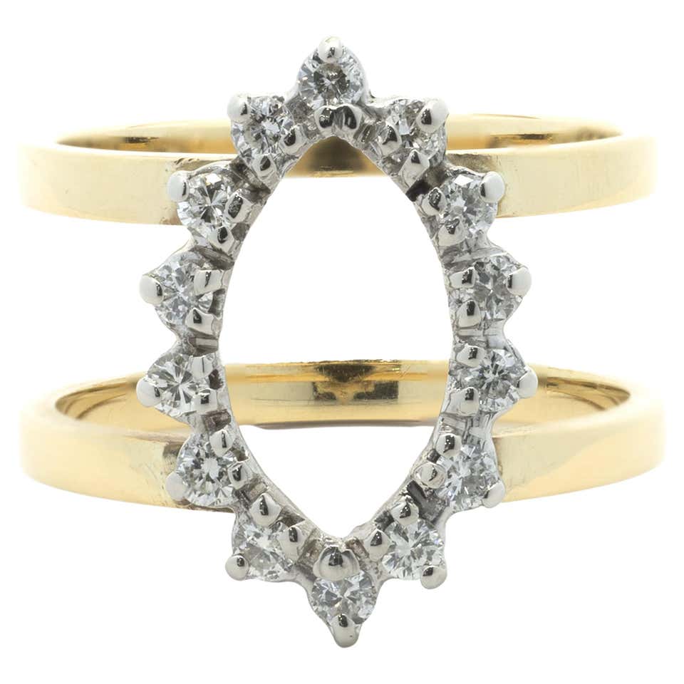 Geometric Gold Ring For Sale at 1stDibs
