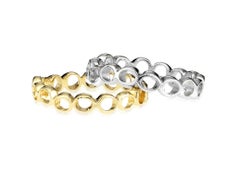Hi June Parker 14 Karat Yellow Gold Organic Shaped Ring Band