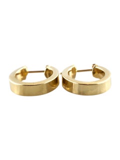 Ovale Creolen aus 14 Karat Gelbgold #18502