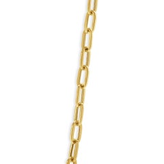 14 Karat Yellow Gold Oval Link Chain