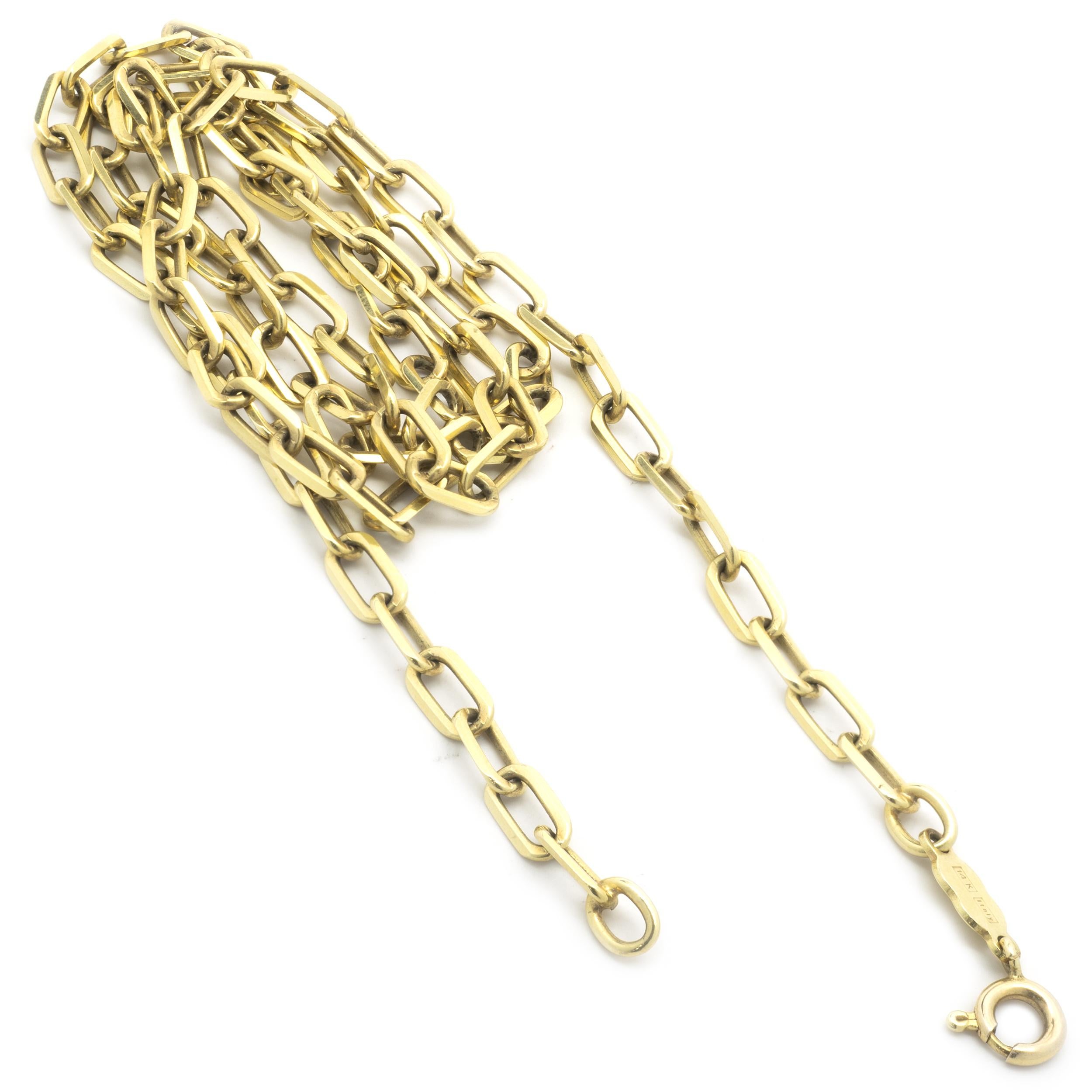 14 karat gold link chain