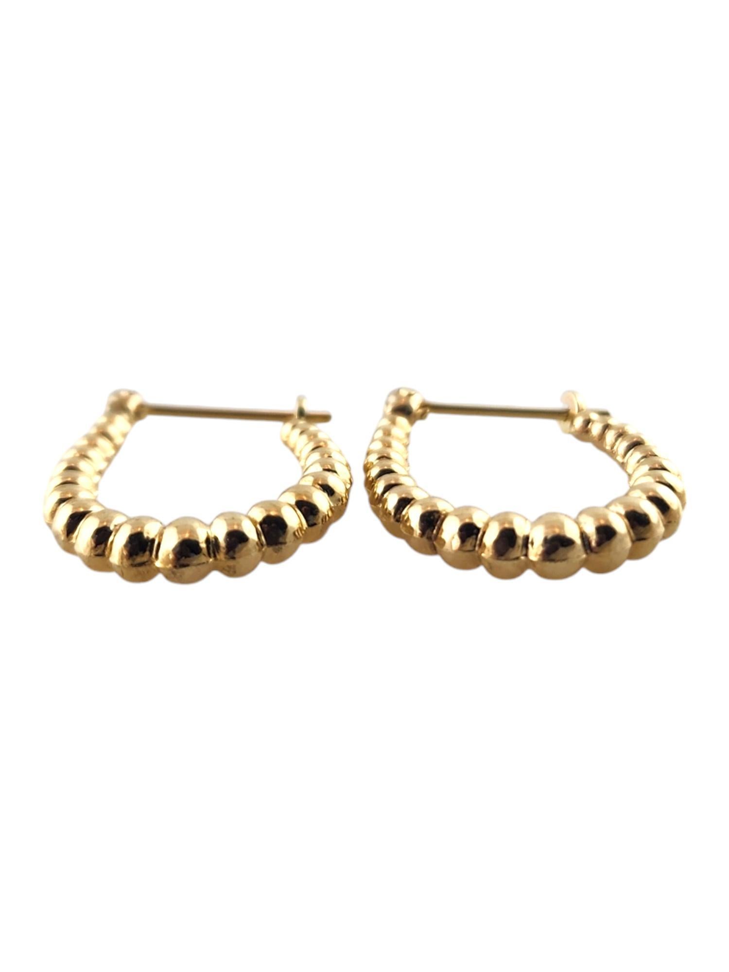 Orecchini a cerchio con perline ovali in oro giallo 14 carati

Questi bellissimi orecchini a cerchio ovali con perline sono stati realizzati in oro giallo 14K e ti staranno benissimo!

Dimensioni: 20,45 mm X 16,6 mm X 3,3 mm

Peso: 1,15 g/ 0,74