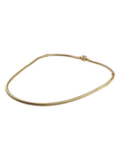 Collar Pandora de cadena de serpiente de oro amarillo de 14 quilates 16" #19795