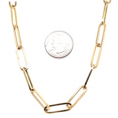Collar clip de oro amarillo de 14 quilates