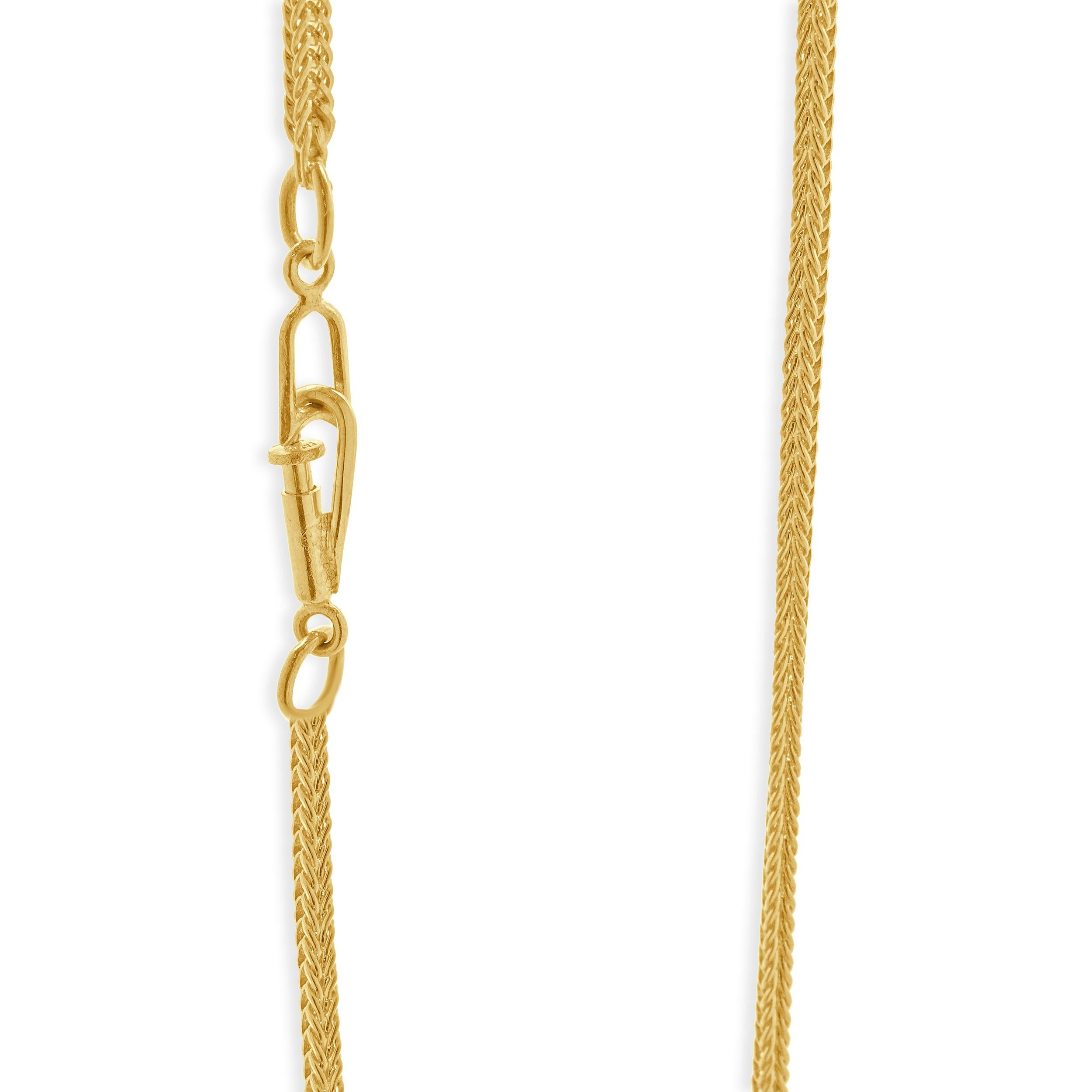 Collier en or jaune 14 carats avec halo de tanzanite et de diamants taille poire Excellent état - En vente à Scottsdale, AZ