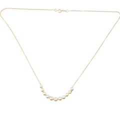 Collier de perles en or jaune 14 carats n° 21490