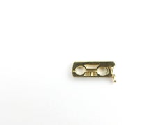 14 Karat Yellow Gold Pearl Shortener