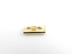 14 Karat Yellow Gold Pearl Shortener