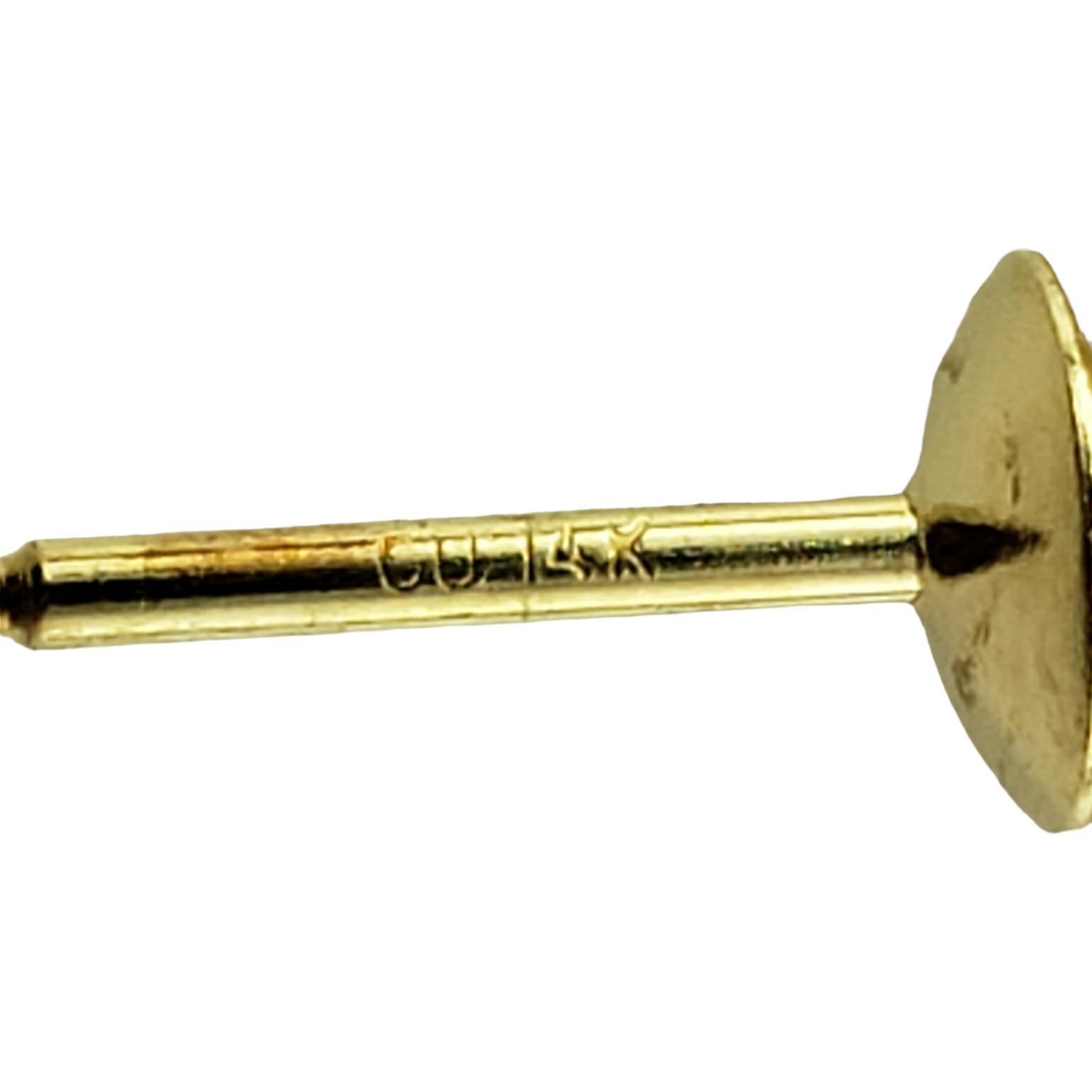 Donna Orecchini con perle in oro giallo 14 carati #16398 in vendita