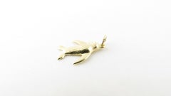14 Karat Yellow Gold Penguin Charm