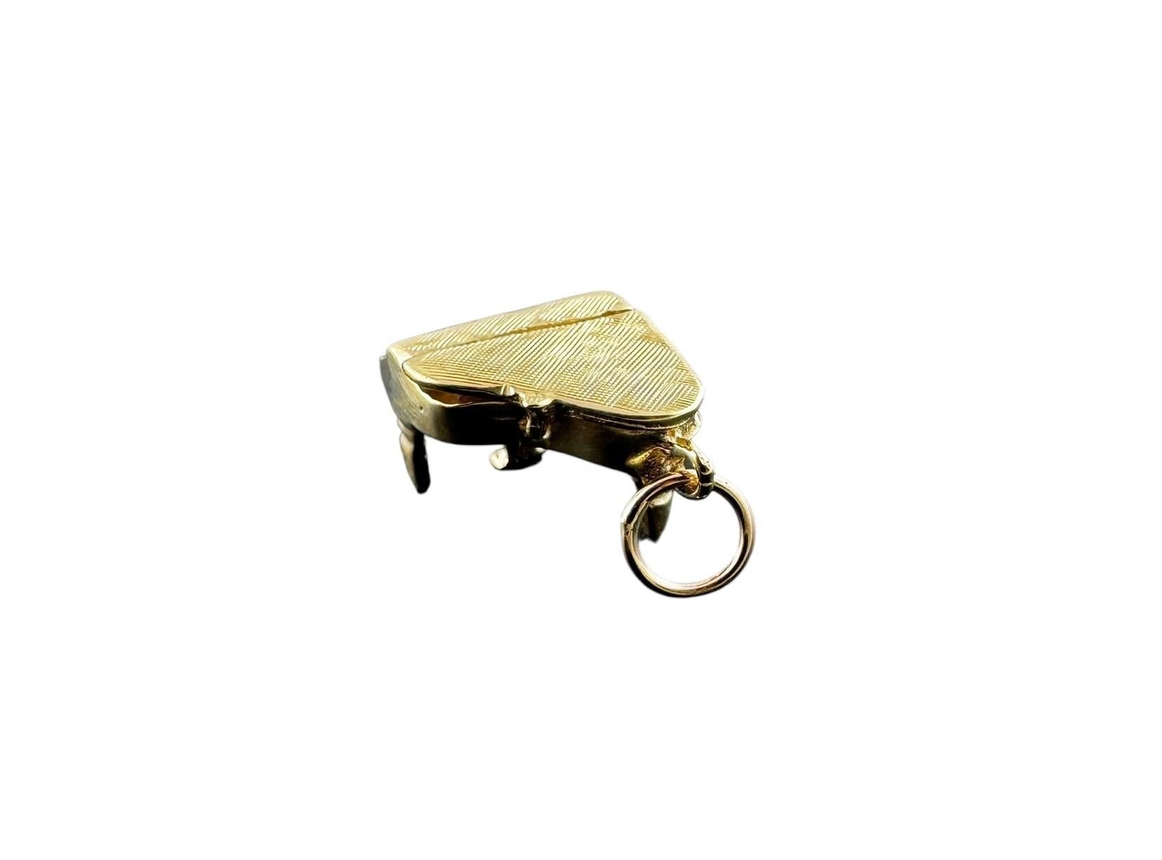 14 Karat Gelbgold Klavier Charme #21993 im Angebot 10
