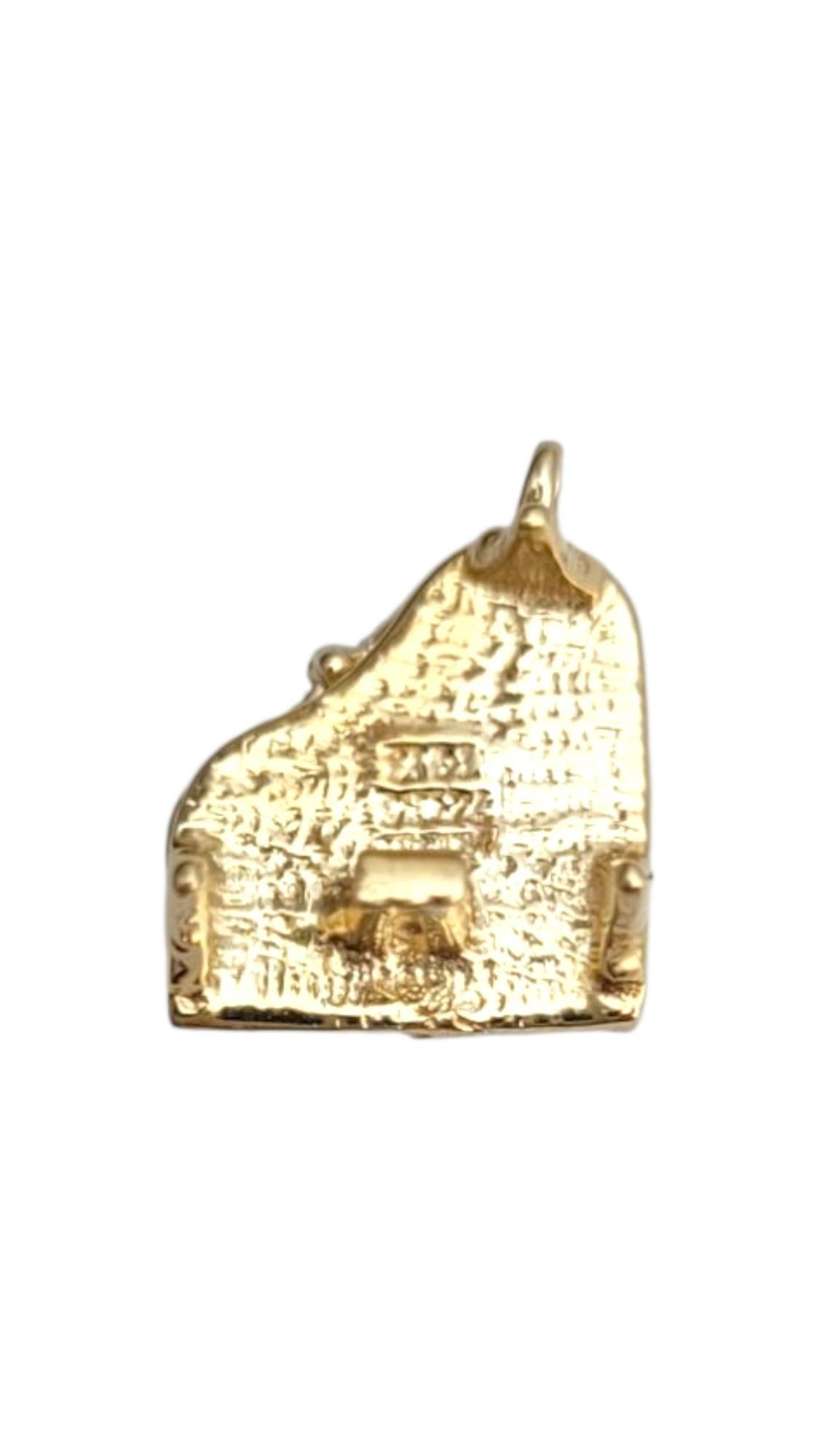 14 Karat Gelbgold Klavier Charme #21993 im Angebot 1