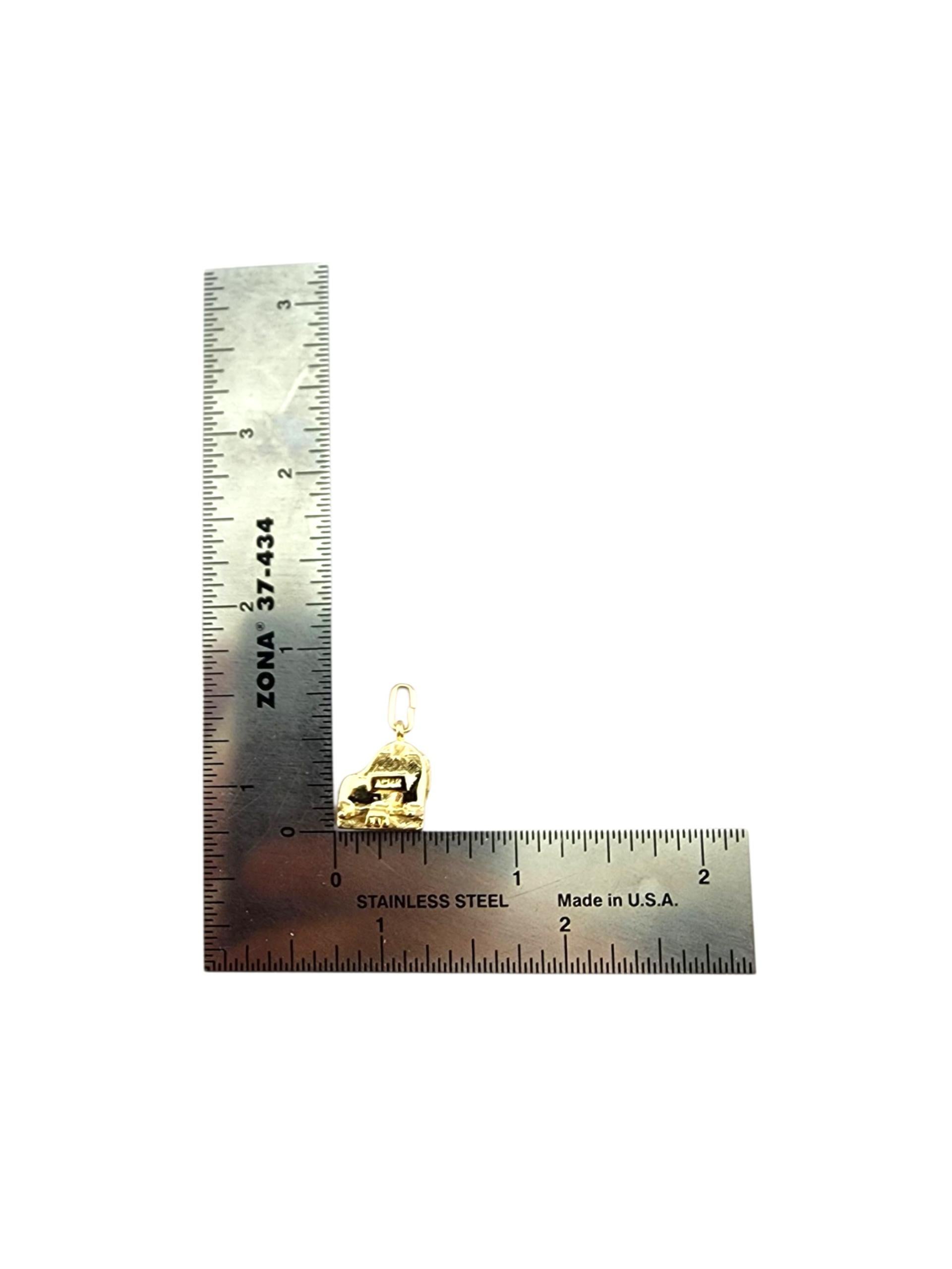Charm per pianoforte in oro giallo 14 carati #23036 in vendita 2