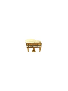 Charm per pianoforte in oro giallo 14 carati #23036