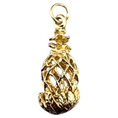 14 Karat Yellow Gold Pineapple Charm #23177