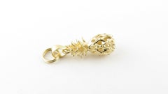 14 Karat Yellow Gold Pineapple Charm
