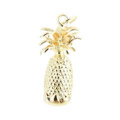 14 Karat Yellow Gold Pineapple Charm