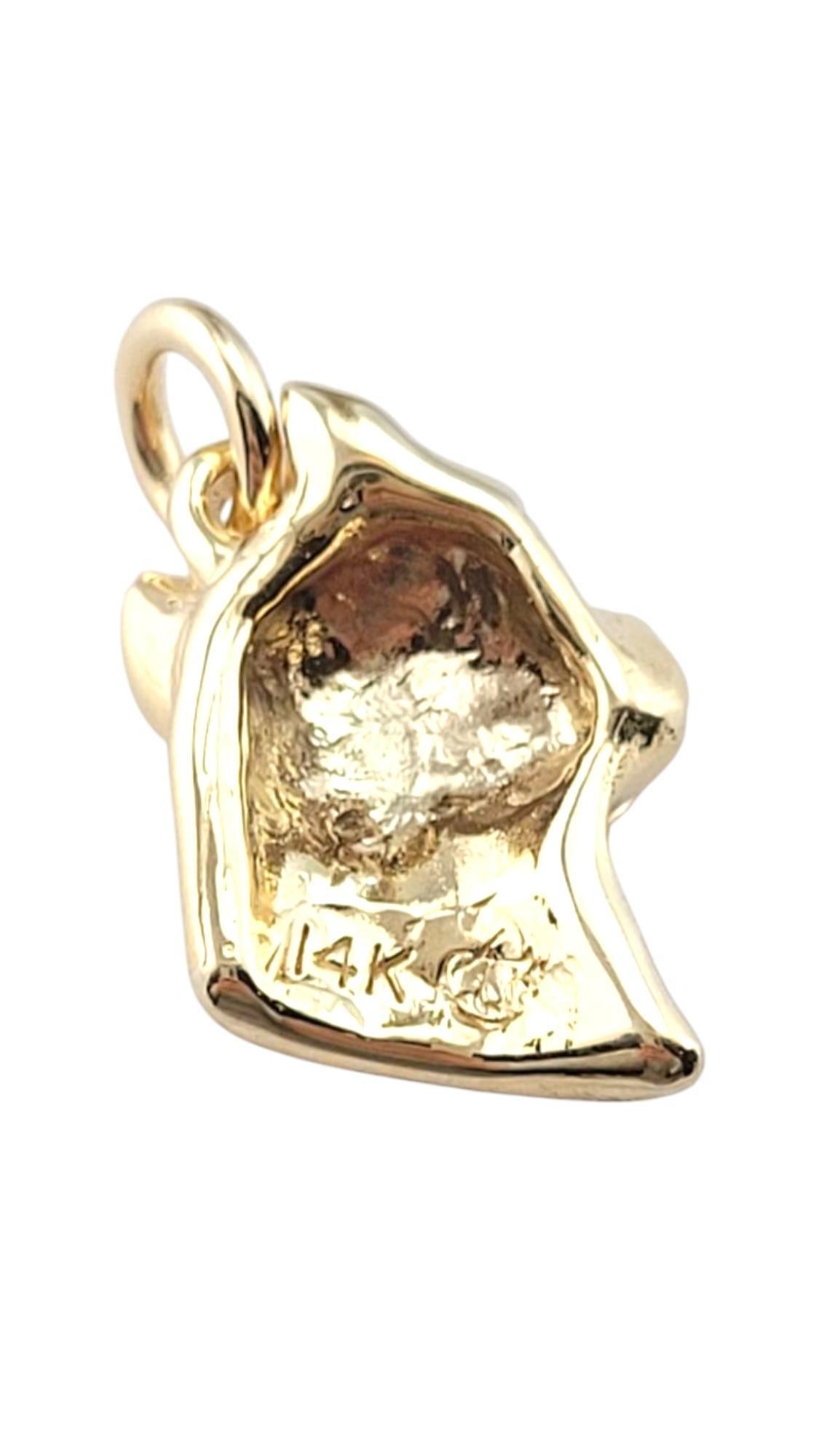 Pendentif Pit Bull Dog n° 21144 en or jaune 14 carats Bon état - En vente à Washington Depot, CT