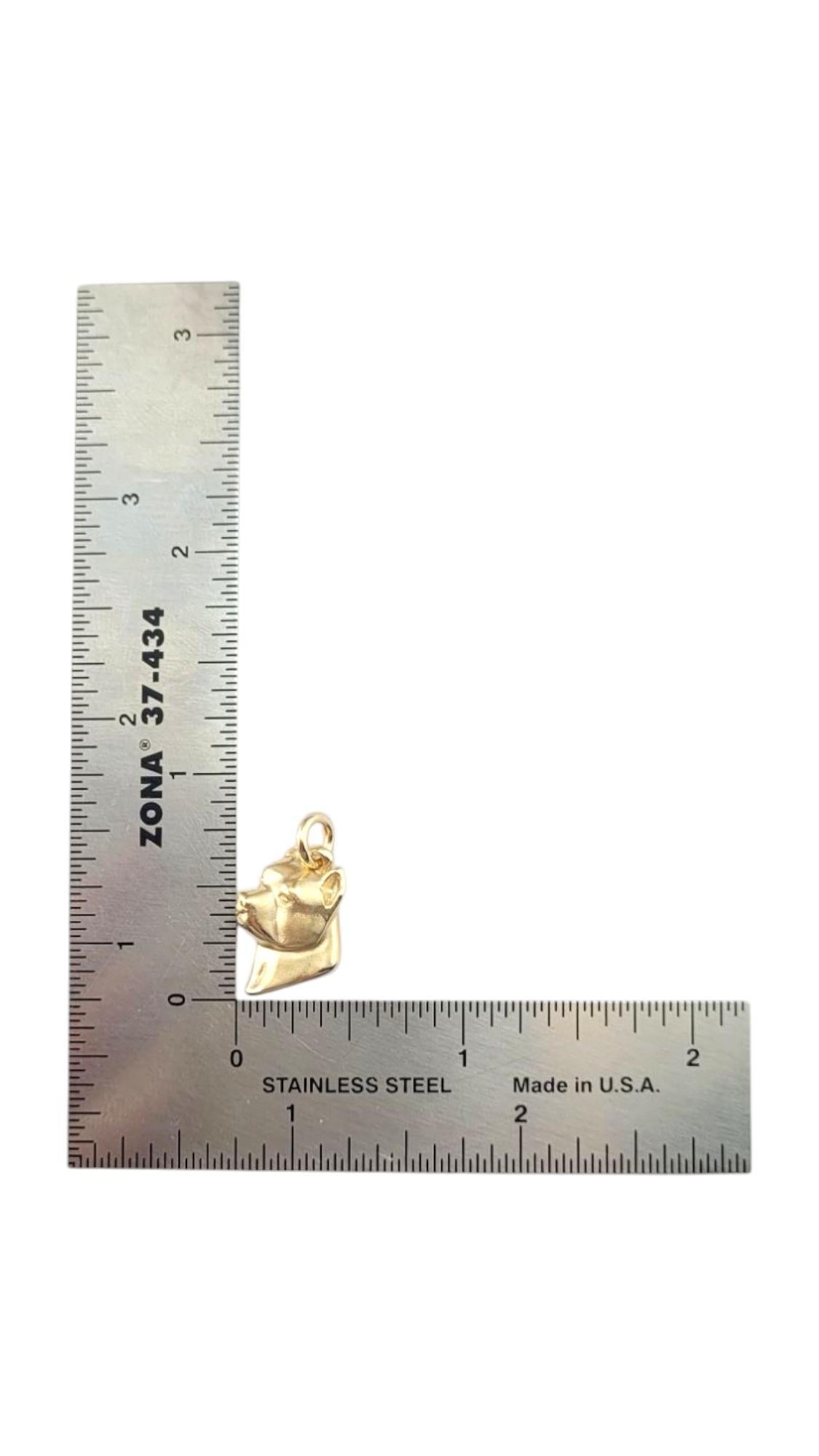 Pendentif Pit Bull Dog n° 21144 en or jaune 14 carats en vente 4