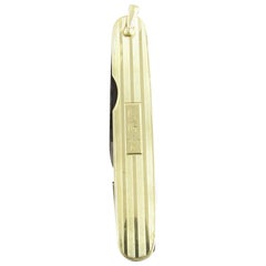 14 Karat Yellow Gold Pocket Knife