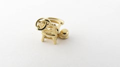 14 Karat Yellow Gold Potty Chair Charm