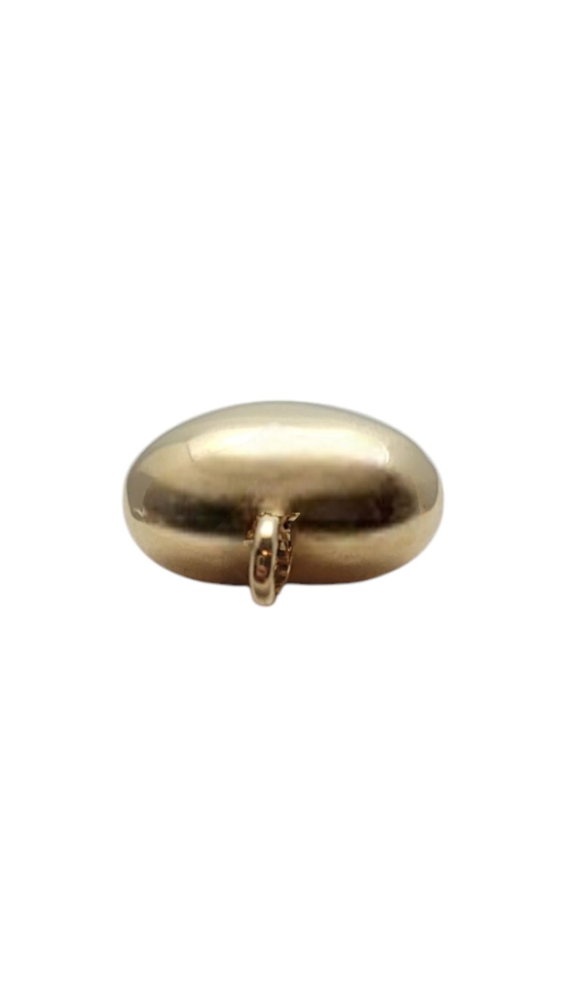 Pendentif en or jaune 14 carats en forme de cœur chiffon #20727 Pour femmes en vente