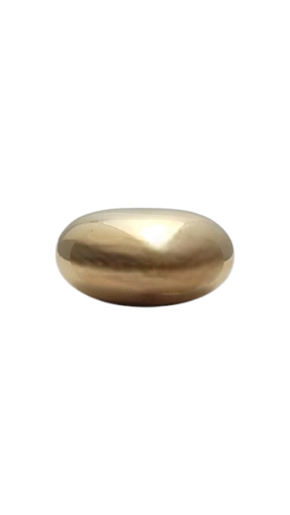 Pendentif en or jaune 14 carats en forme de cœur chiffon #20727 en vente 1