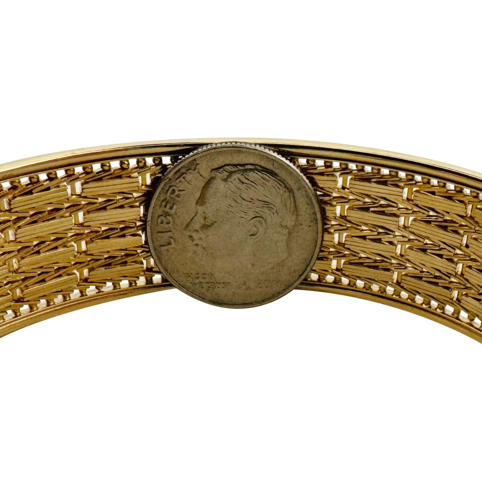 Women's or Men's 14 Karat Yellow Gold QVC Imperial Gold Flex Bangle Bracelet 