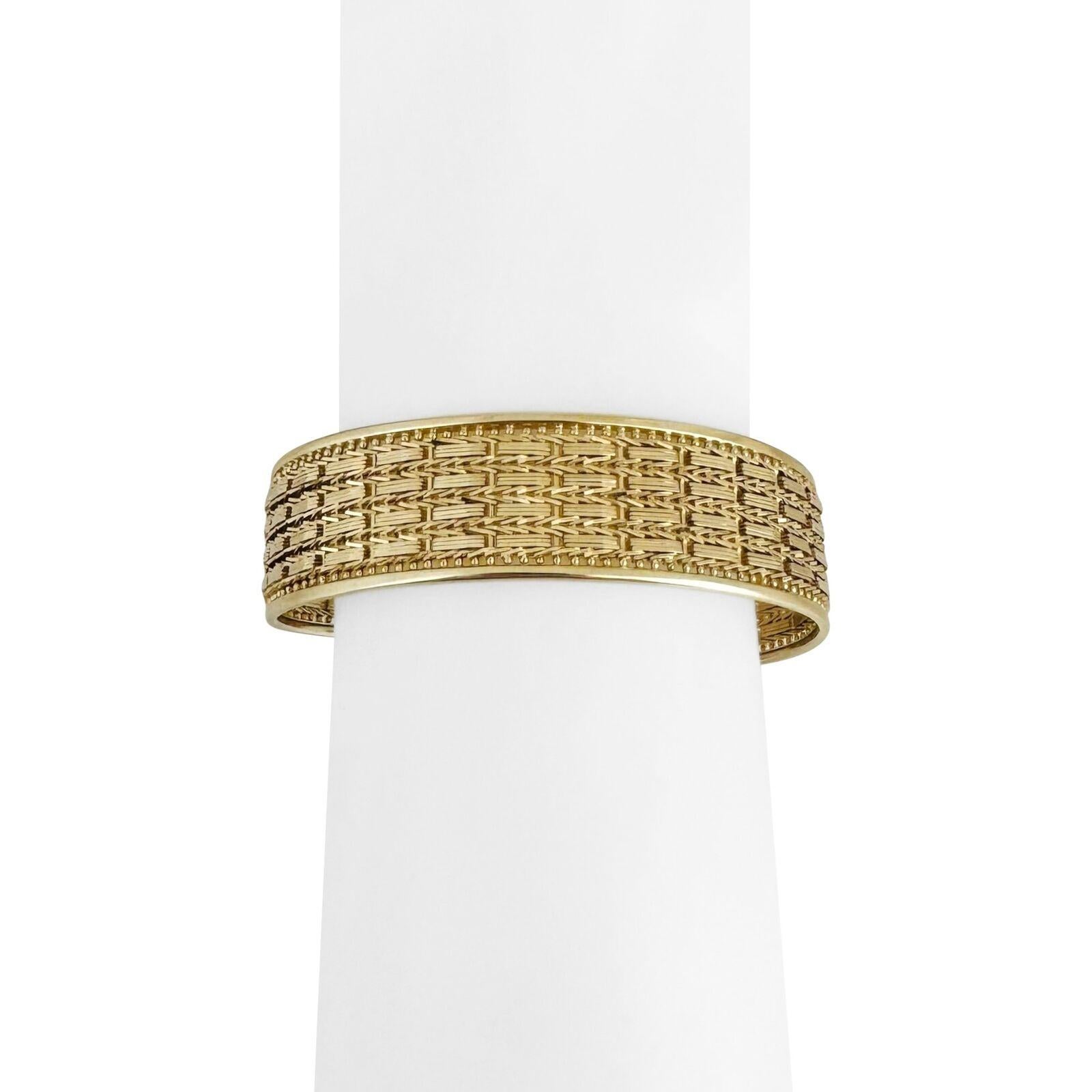 14 Karat Yellow Gold QVC Imperial Gold Flex Bangle Bracelet  2