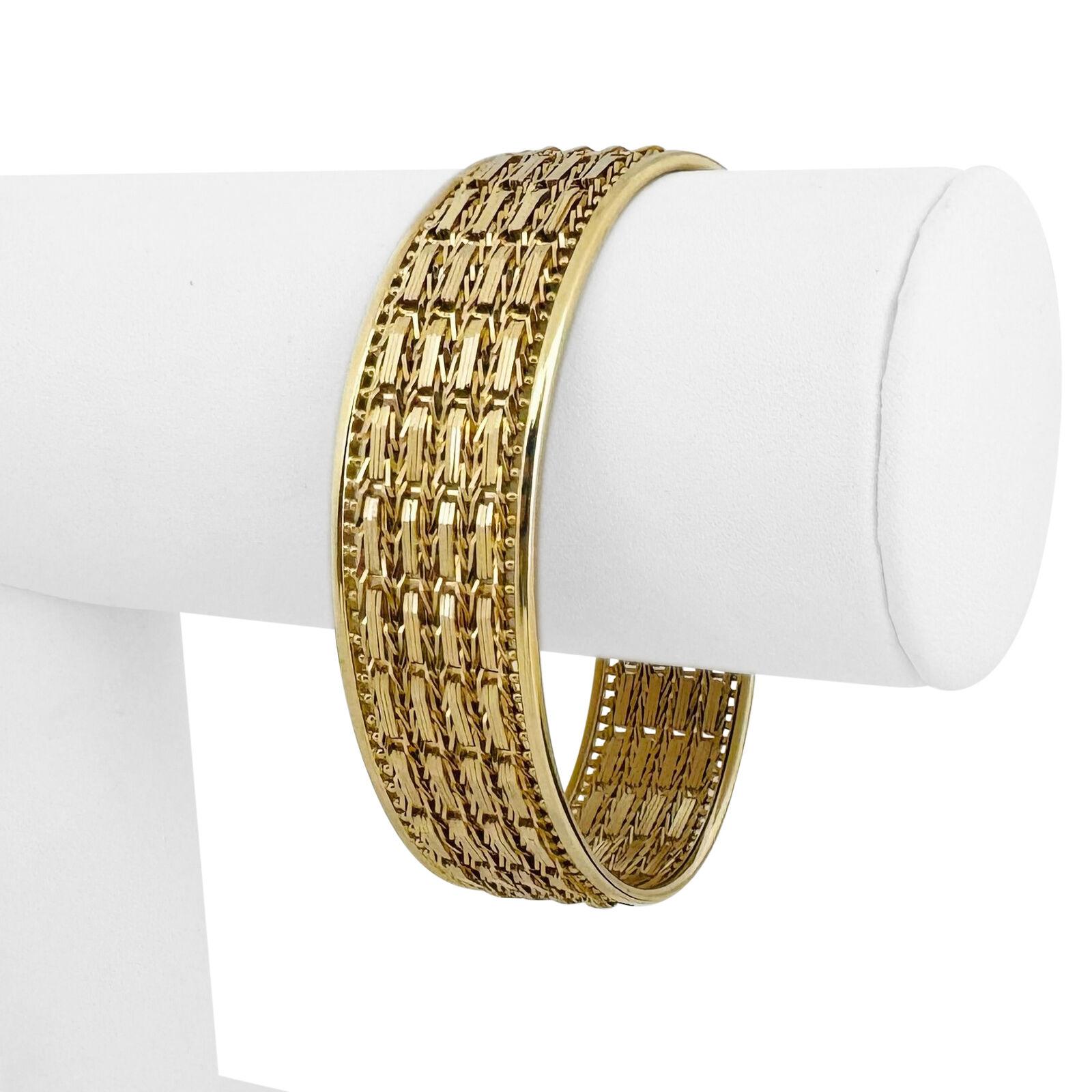 14 Karat Yellow Gold QVC Imperial Gold Flex Bangle Bracelet  3