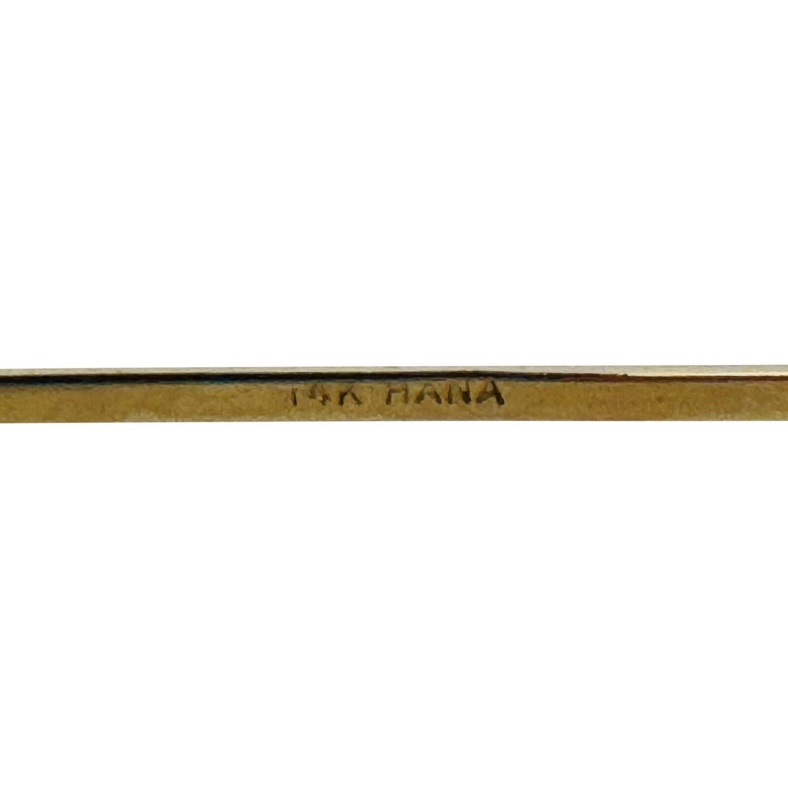 Armreif aus 14 Karat Gelbgold in Rot, Blau und Grün aus Glas für Damen oder Herren