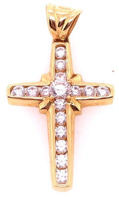 14 Karat Yellow Gold Religious / Crucifix Pendant
