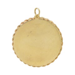 14 Karat Yellow Gold Retro "You're the Apple of my Eye" Charm