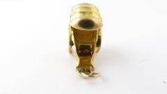 14 Karat Yellow Gold Rickshaw / Horse's Carriage Charm