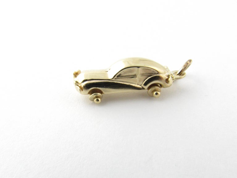 14 Karat Yellow Gold Rolls Royce Charm 2642 at 1stdibs