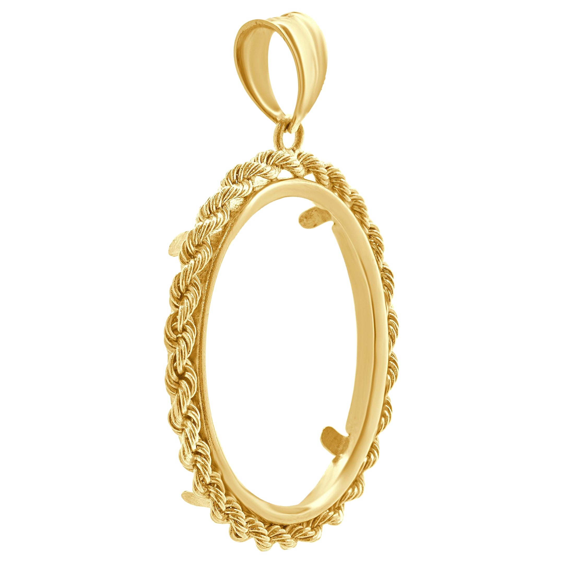 Designer: kundenspezifisch
MATERIAL: 14K Gelbgold 
Abmessungen: Anhänger 32 mm
Gewicht: 3.81 Gramm