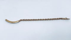 Pulsera de identificación con diamantes y cadena tipo cuerda de oro amarillo de 14 quilates, 1,50 ct en total, 7 pulgadas de largo